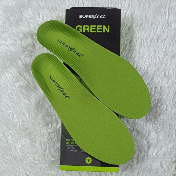 Shoes Superfeet Green High Arch Orthotic Support Cuttofit Shoe